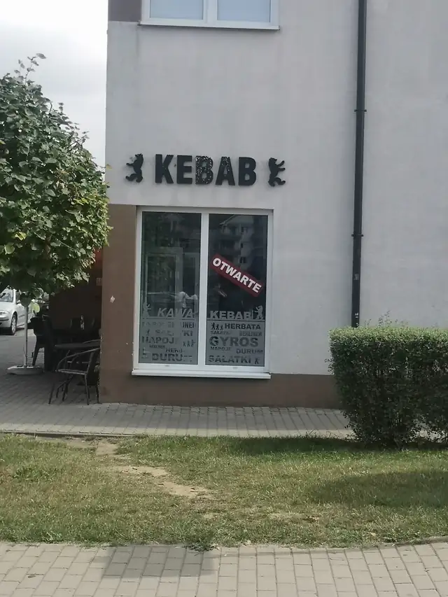 Elewacja z napisem KEBAB